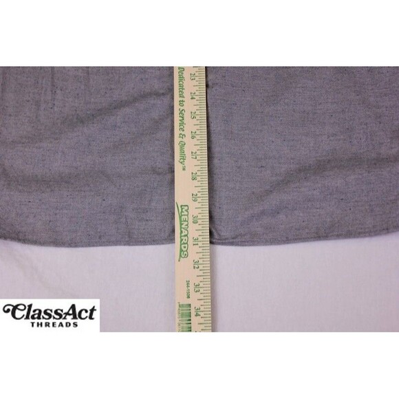 Jos A Bank 1905 Mens Long Sleeve Gray Cotton Tailored Fit Sz XL - Picture 6 of 9